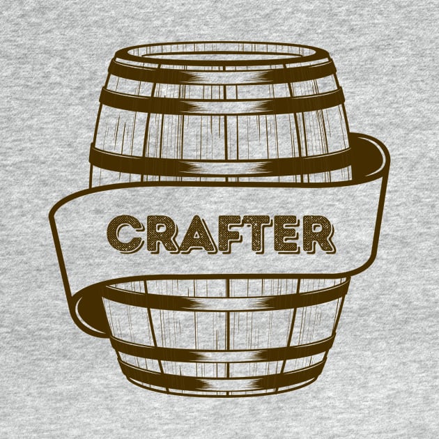 BEER CRAFTER craft beer lover maker brewmaster home brewing graphic by The Boho Cabana